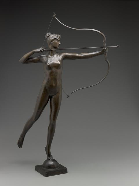 Augustus Saint-Gaudens, ‘Diana’, modeled about 1895-cast 1905, Sculpture, Bronze, Indianapolis Museum of Art at Newfields