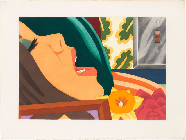 Tom Wesselmann, ‘BEDROOM FACE’, 1977, Print, Color aquatint on Arches paper, Doyle