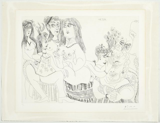 Pablo Picasso, ‘La Fête de la Patronne: Les dames médisent de Degas, réduit à un tiers de profil’, 1971, Koller Auctions
