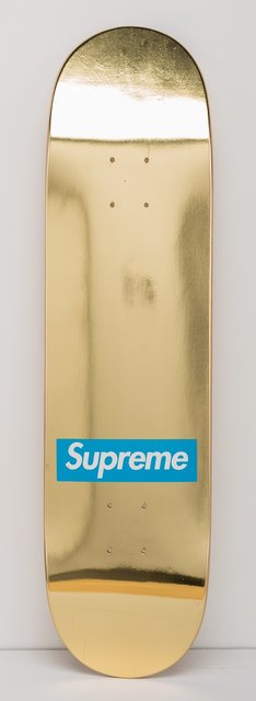 Supreme, ‘Gold Foil Skateboard’, 2011, Heritage Auctions