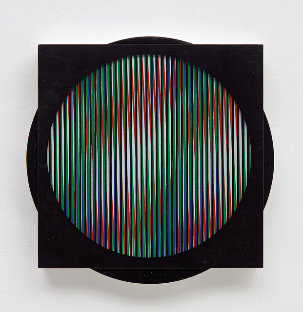 Carlos Cruz-Diez | Chromointerférence manipulable (1989) | Artsy