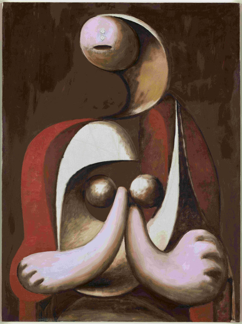 Pablo Picasso, ‘Seated woman in a Red Armchair’, 1932, Painting, Oil on canvas, Tate