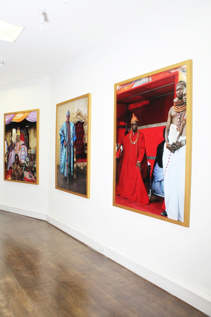 Installation shot - George Osodi | Royalty at TAFETA, Margaret Street, London Installation shot - George Osodi | Royalty at TAFETA, Margaret Street, London
