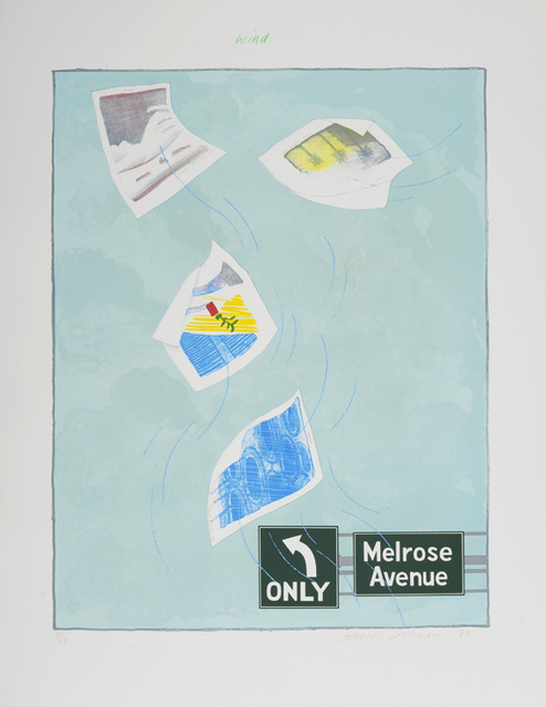 David Hockney, ‘Wind, from The Weather Series’, 1973, Kenneth A. Friedman & Co.