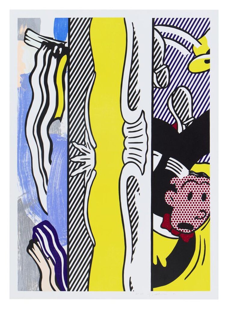 Roy Lichtenstein - Two Paintings: Dagwood, from the Paintings series