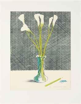 David Hockney - Lilies (S.A.C. 118)