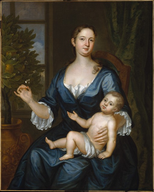 John Smibert, ‘Mrs. Francis Brinley and Her Son Francis’, 1729, The Metropolitan Museum of Art