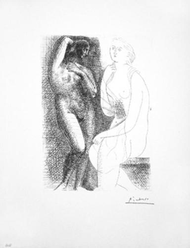 Pablo Picasso, ‘Femme Nue Devant Une Statue’, 1931-Suite Vollard, Madelyn Jordon Fine Art
