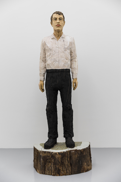 Stephan Balkenhol Man With Black Trousers And White Shirt 16 Artsy