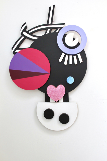 Angela Chrusciaki Blehm, ‘Sugar Lips’, 2020, Sculpture, Latex paint, resin, glitter, wood, Miller Gallery Charleston