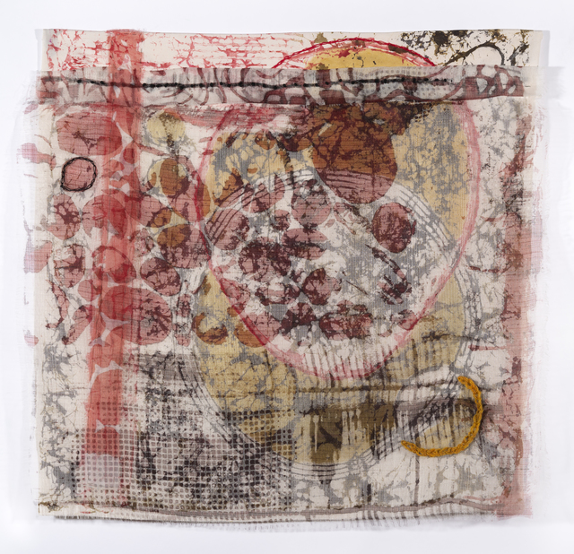 Dianne Koppisch Hricko, ‘Cycle’, 2019, Textile Arts, Silk organza, silk habotai, cotton, wool, MX dye, InLiquid