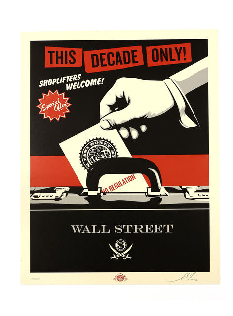 Shepard Fairey (OBEY), ‘Shoplifters Welcome’, 2012, Paul Stolper Gallery