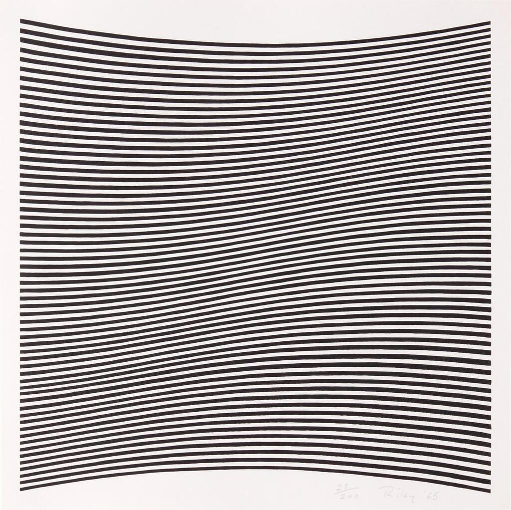 Bridget Riley - Untitled (La Lune En Rodage - Carlo Belloli) (S. 6)
