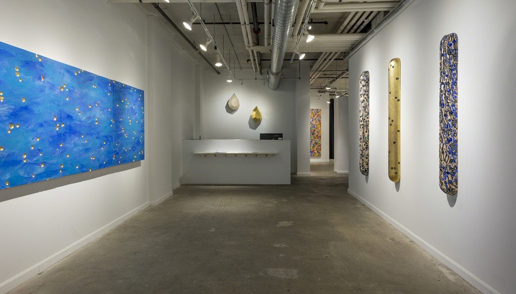 John Torreano: "Dark Matters Without Time" (installation view, Lesley Heller Gallery, New York), 2018 John Torreano: "Dark Matters Without Time" (installation view, Lesley Heller Gallery, New York), 2018