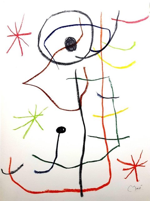 Joan Miró, ‘Original Lithograph "Abstraction" by Joan Miro’, 1965, Galerie Philia