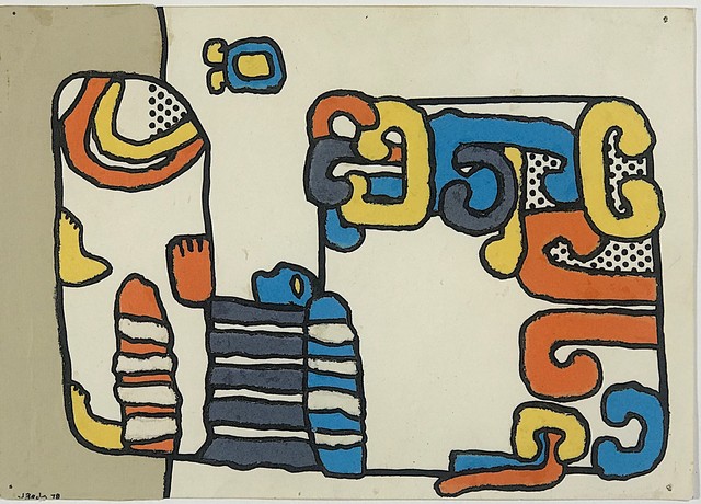 José Bedia, ‘Estela Maya’, 1978, TOTH GALLERY