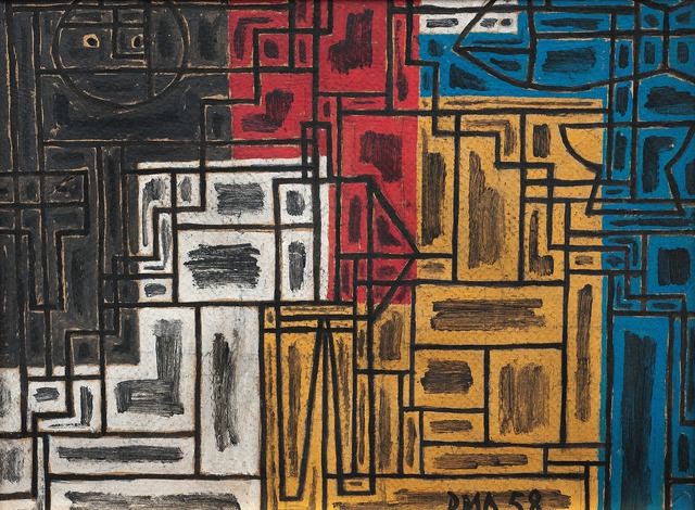 Daymán Antúnez, ‘Constructivo en colores primarios’, 1958, Galería de las Misiones
