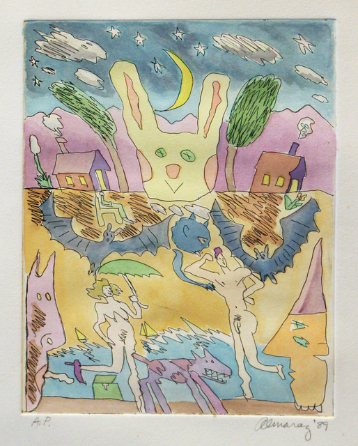 Carlos Almaraz, ‘Untitled (From the Moonlight Theater Series)’, 1989, Robert Berman Gallery