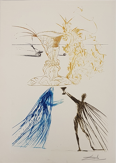 Salvador Dalí, ‘Illustration from "Tristan and Isolde"’, 1969, Wallector