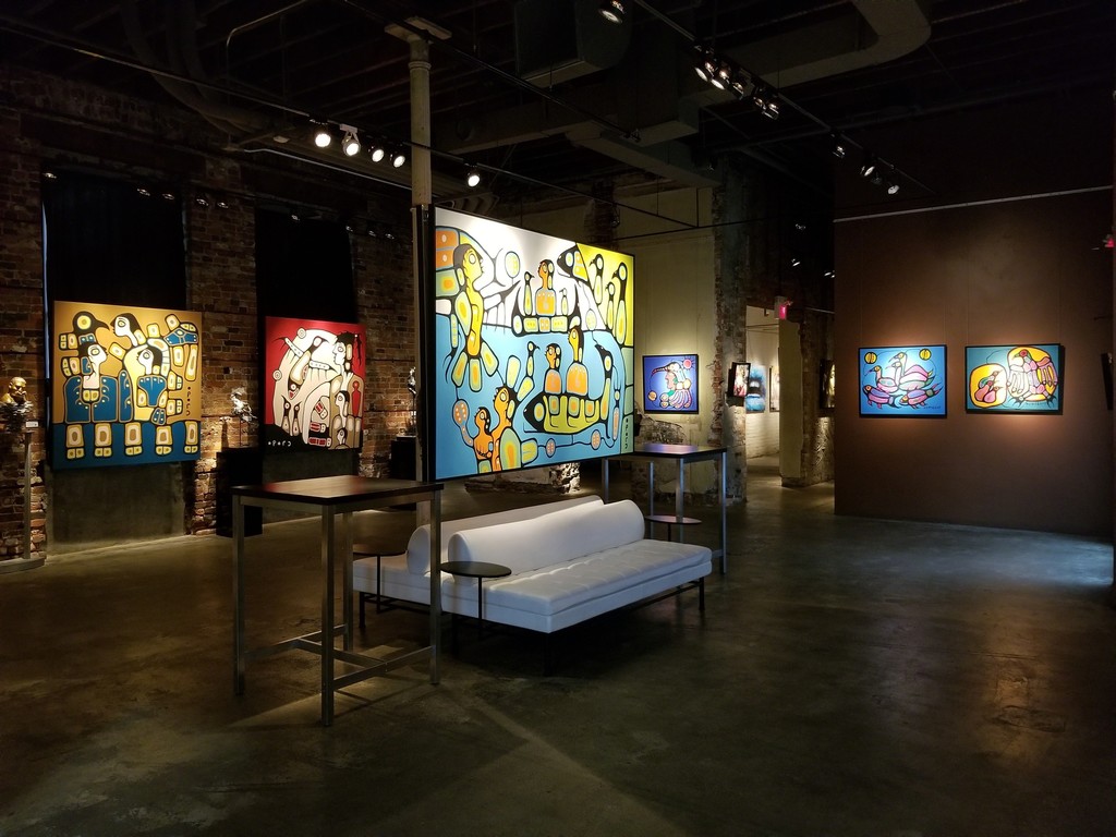 Install shot of Christian and Norval Morrisseau works at our Cooperage Gallery located at 6 Trinity Street. Install shot of Christian and Norval Morrisseau works at our Cooperage Gallery located at 6 Trinity Street.