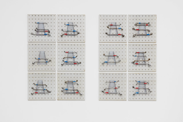 Sofia Hultén, ‘Pattern Recognition III’, 2017, Other, Modified steel workshop walls, tools, Galerie Nordenhake