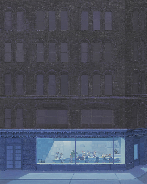 Zhang Gong, ‘Café in Grey and Blue’, 2013, Kwai Fung Hin