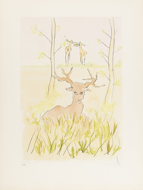 Salvador Dalí, ‘Le Cerf Malade (Field 74-1-F; M & L 659)’, 1974, Forum Auctions