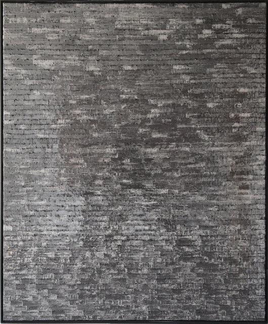 Bernard Dunaux, ‘Grey Colorscape’, ca. 2016, Painting, Acrylic and Resin on Canvas, HOHMANN
