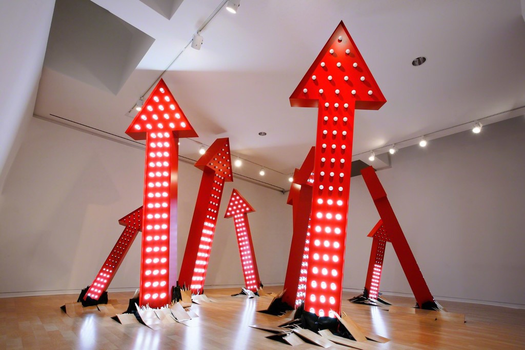 SuttonBeresCuller
You Always Leave Me Wanting More, 2015
Aluminum, enamel, LED lightbulbs, electronics, flooring
27½ x 33 ft.
Commissioned by the Frye Art Museum and funded by 21c Museum Hotels and the Frye Foundation
Courtesy of Greg Kucera Gallery
Photo: Mark Woods SuttonBeresCuller
You Always Leave Me Wanting More, 2015
Aluminum, enamel, LED lightbulbs, electronics, flooring
27½ x 33 ft.
Commissioned by the Frye Art Museum and funded by 21c Museum Hotels and the Frye Foundation
Courtesy of Greg Kucera Gallery
Photo: Mark Woods