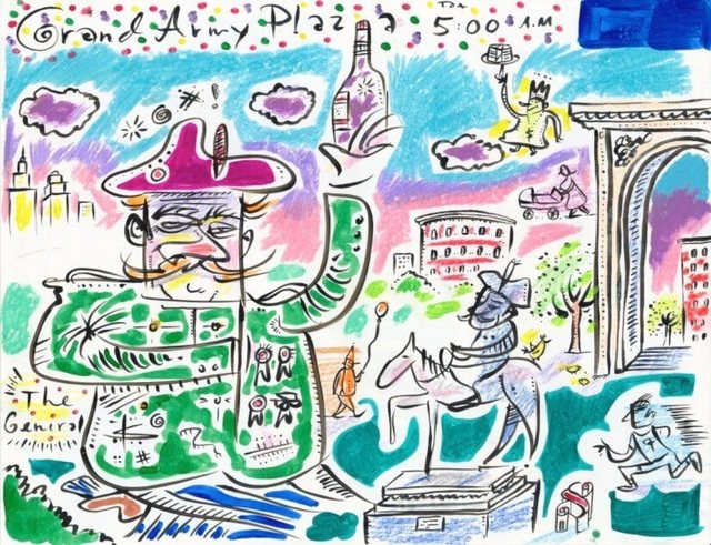 Ephraim Wuensch, ‘Grand Army Plaza 5 am’, 2013, Lions Gallery