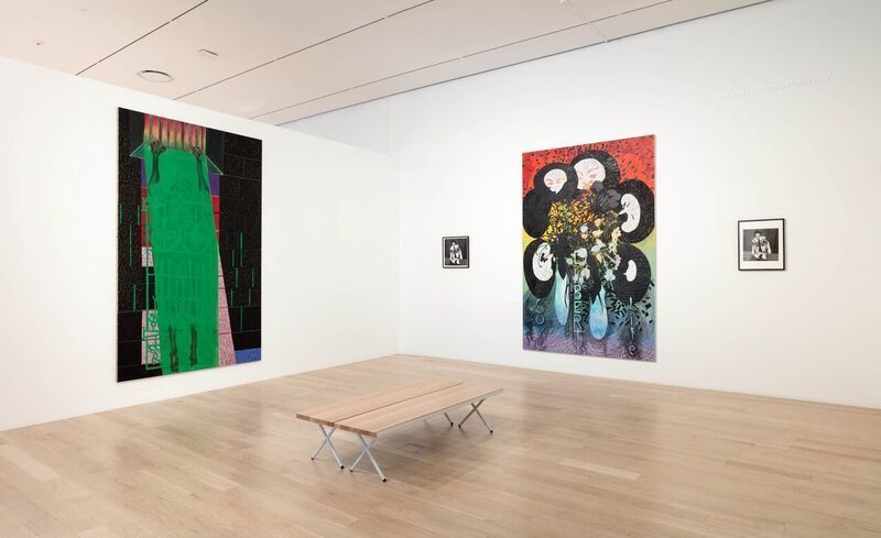 Chris Ofili (Installation view: Institute of Contemporary Art, Miami). Photo: Silvia Ros. Chris Ofili (Installation view: Institute of Contemporary Art, Miami). Photo: Silvia Ros.