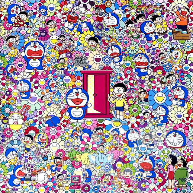 Takashi Murakami, ‘Many things wait beyond anywhere door (dokodemo door)’, 2019, Print, Offset litograph on paper, Fineart Oslo