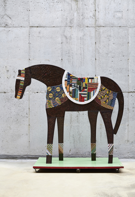 Shin Sang Ho, ‘Horse - Emerald Green Pedestal’, 2014, Leehwaik Gallery