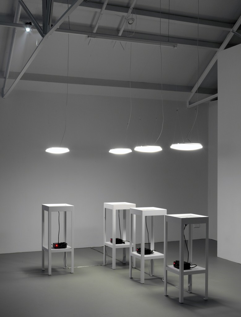 Gabriel Lester, Shape Shifter (Sonic Avatars) Series, 2018
print, metal, sound installation, mp3 player, museum glass
100 x 40 x 40 cm (each)
Galerie Fons Welters, Amsterdam.
Gabriel Lester, Shape Shifter (Sonic Avatars) Series, 2018
print, metal, sound installation, mp3 player, museum glass
100 x 40 x 40 cm (each)
Galerie Fons Welters, Amsterdam.