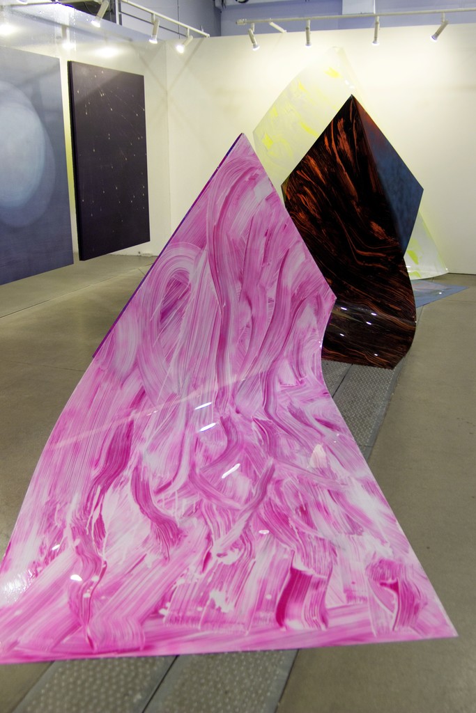Gallery's booth (No. 5.02) with artworks by young gallery's artists Rosanda Sorakaitė and Povilas Ramanauskas (Povilas Ramanauskas was awarded as the best young artist of the fair and gallery "Meno parkas" was selected as one of the best 7 galleries in the fair). Gallery's booth (No. 5.02) with artworks by young gallery's artists Rosanda Sorakaitė and Povilas Ramanauskas (Povilas Ramanauskas was awarded as the best young artist of the fair and gallery "Meno parkas" was selected as one of the best 7 galleries in the fair).