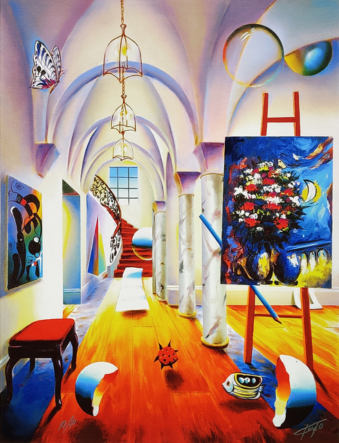 Ferjo, ‘IMPERIAL COLUMNS’, 2005, Print, GICLEE ON CANVAS, Gallery Art