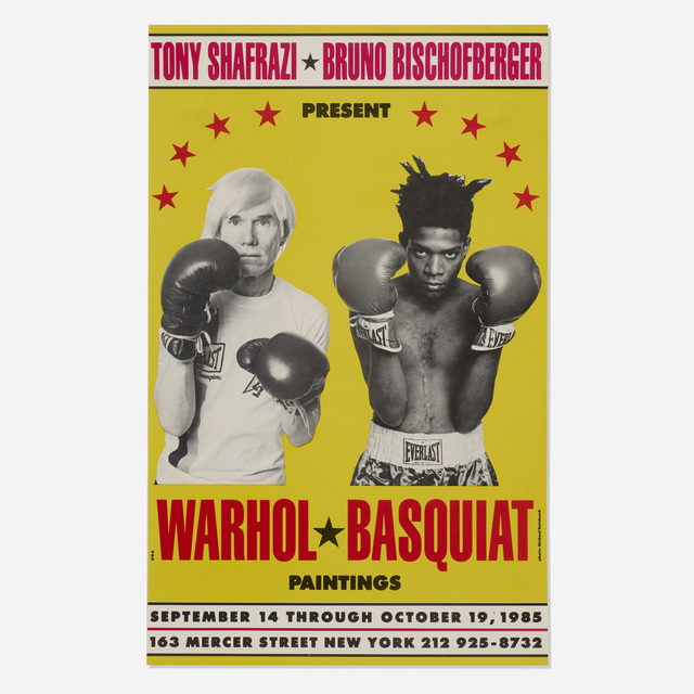 Andy Warhol, ‘Warhol/Basquiat Paintings exhibition poster’, 1985, Wright