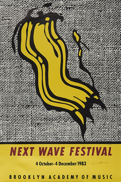 Roy Lichtenstein, ‘Next Wave Festival (Brooklyn Academy of Music Poster)’, 1997, Print, Offset lithograph in colors, Rago/Wright