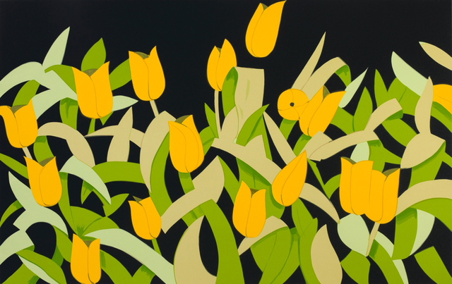 Alex Katz, ‘Yellow Tulips’, 2014, Meyerovich Gallery