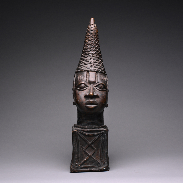 Unknown Benin, ‘Benin Style Bronze Head of a Mother Queen’, 20th Century AD, Barakat Gallery