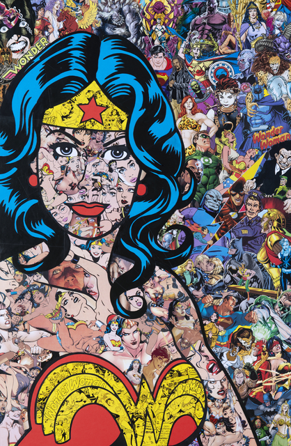 Mr Garcin, ‘The Amazon’, 2019, Drawing, Collage or other Work on Paper, Collage on Dibond, Galerie Christiane Vallé