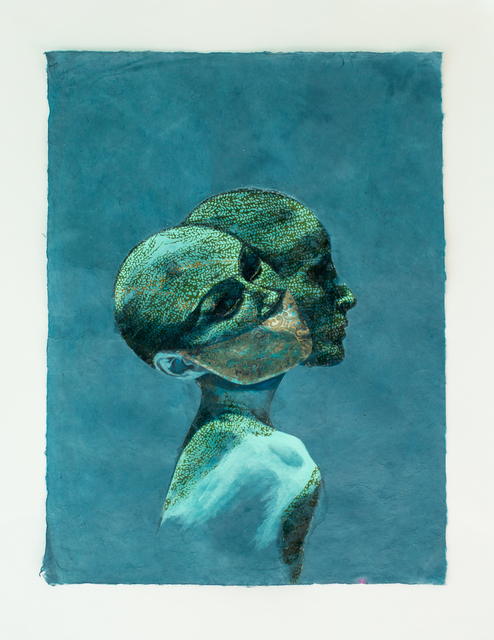Dede Brown, ‘Not Just A Visitor’, 2020, Mixed Media, Mixed media on paper, Black Pony Gallery