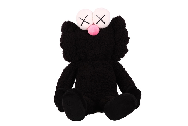 kaws bff black plush