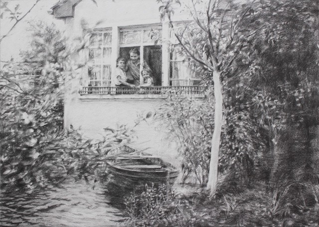 Concha Martínez Barreto, ‘Series The Journey’, 2018, Drawing, Collage or other Work on Paper, Graphite on paper, Victor Lope Arte Contemporaneo