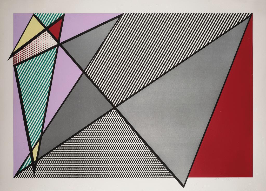 Roy Lichtenstein - Imperfect 63⅜ by 88⅞