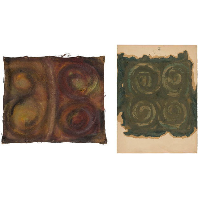 Bill Jensen, ‘(i) High Hopes (ii) Untitled’, Painting, Doyle