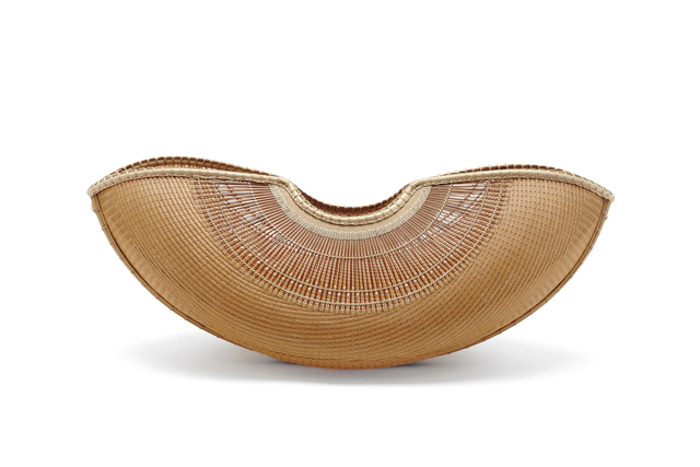 Tanabe Chikuunasai IV, ‘Sail Wind, Boat shape Flower basket 20 0411’, 2019, Design/Decorative Art, Bamboo, Yumekoubou Antique