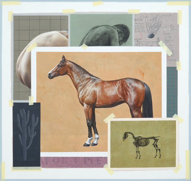 Jumaldi Alfi, ‘Melting Memories - Collage Painting #01’, 2015, Painting, Acrylic on linen, Nadi Gallery