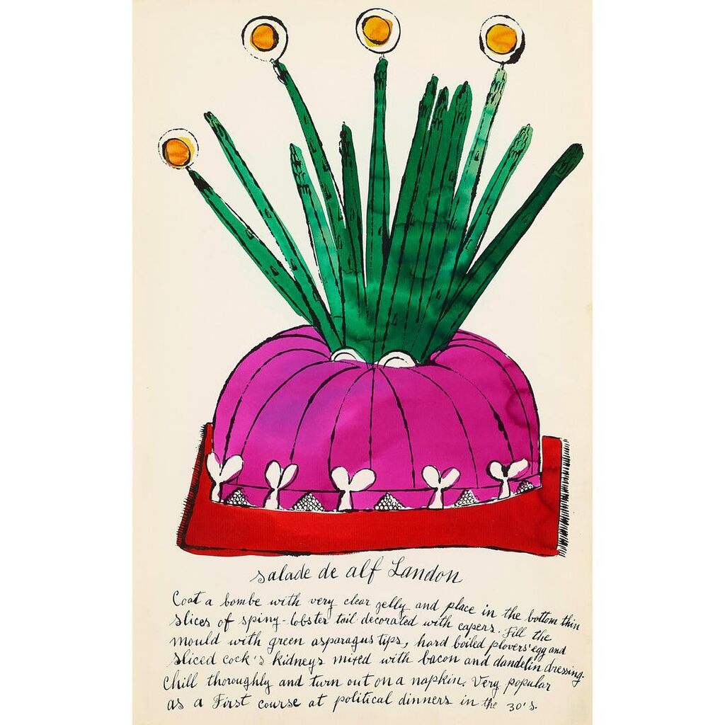 Andy Warhol - Salade de Alf Landon, from Wild Raspberries (Feldman & Schellmann IV.126A)