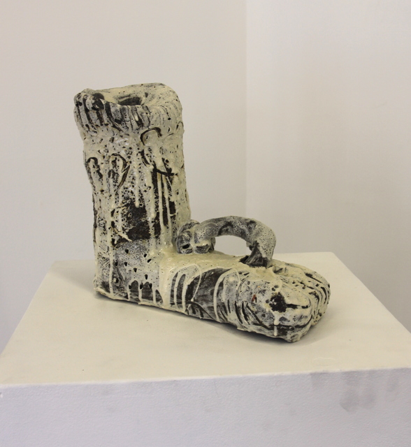Jeffry Mitchell, ‘Foot Vase with Flower’, 2012, Mark Moore Fine Art